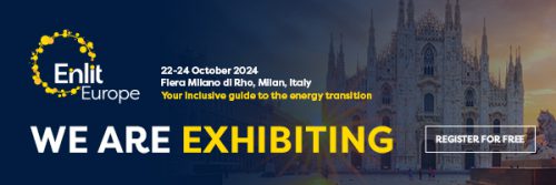 Affiche annonçant le salon Enlit Europe 2024
