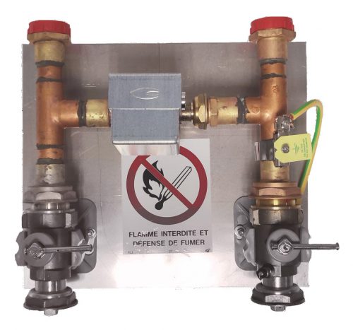XE266 - Placard technique gaz gaine sans comptage G6
