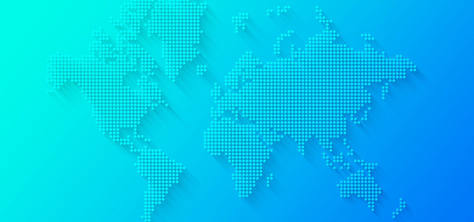 Mappemonde représentant l'activité export à l'international de la société PCH