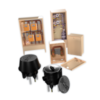 Produits de la gamme coffrets, placards et postes gaz de PCh