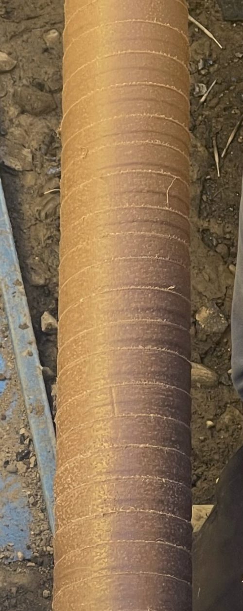 Bandes grasses chantier